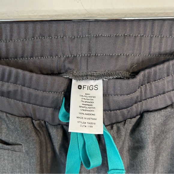 Figs Scrub Pants Women XS Gray Graphite Livingston Technical Collection Medical - Picture 3 of 13